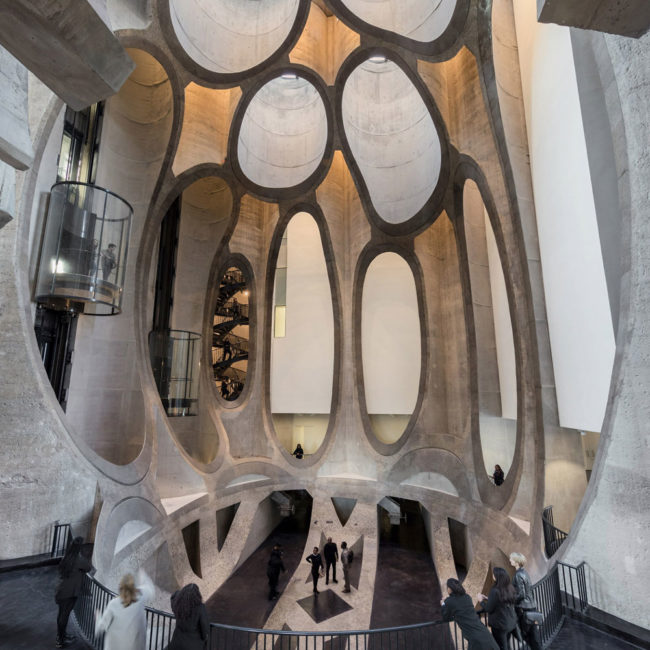 A museum inside repurposed grain silos