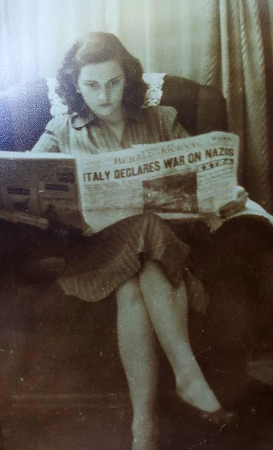 An old photo of my grandmother