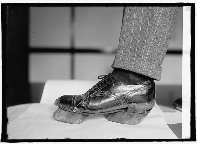 Cow Shoes used by Moonshiners during Prohibition to disguise their footprints