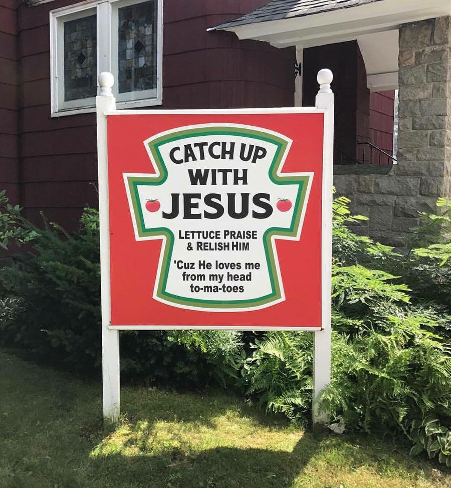 Ketchup with Jesus