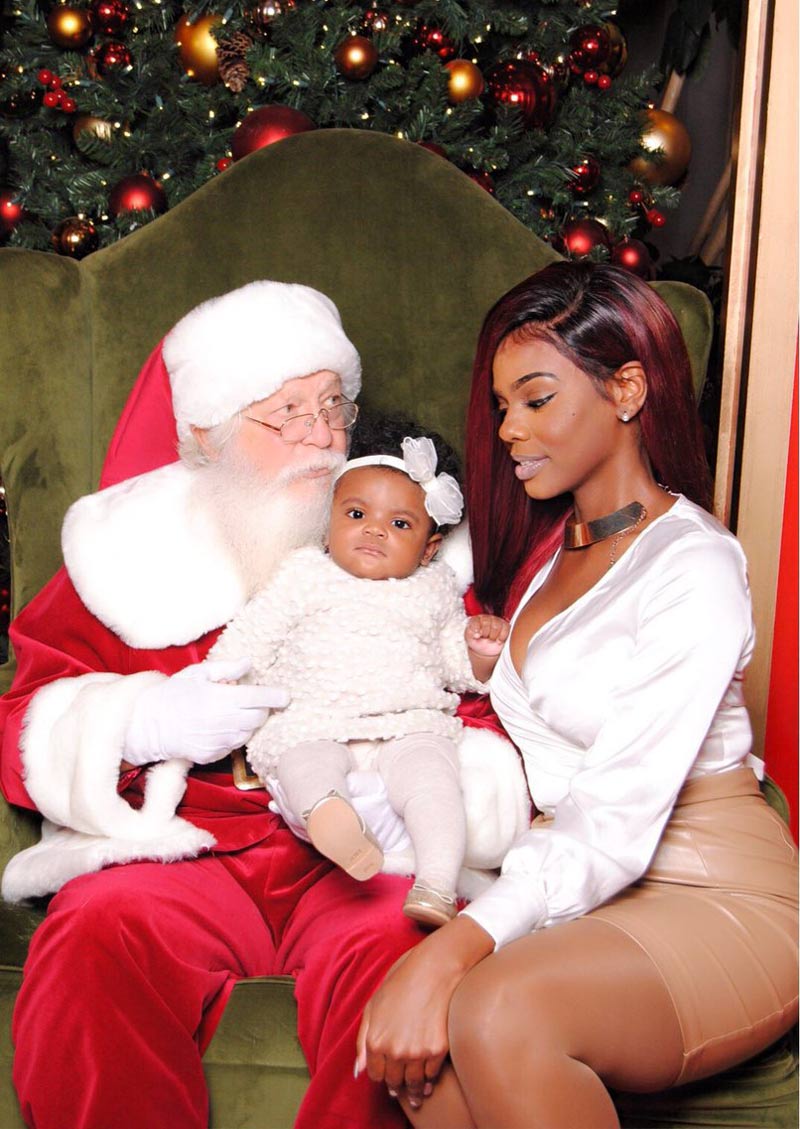 Santa looking like hes gonna risk it all