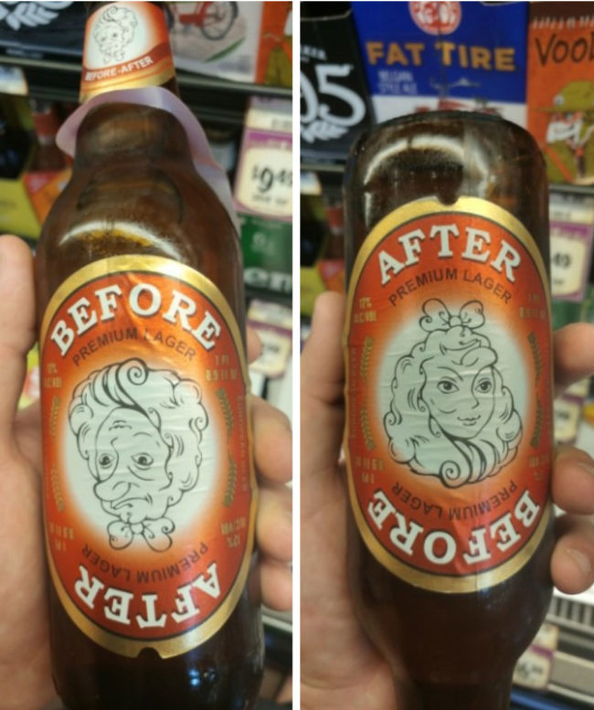 This beer has the best label I've ever seen