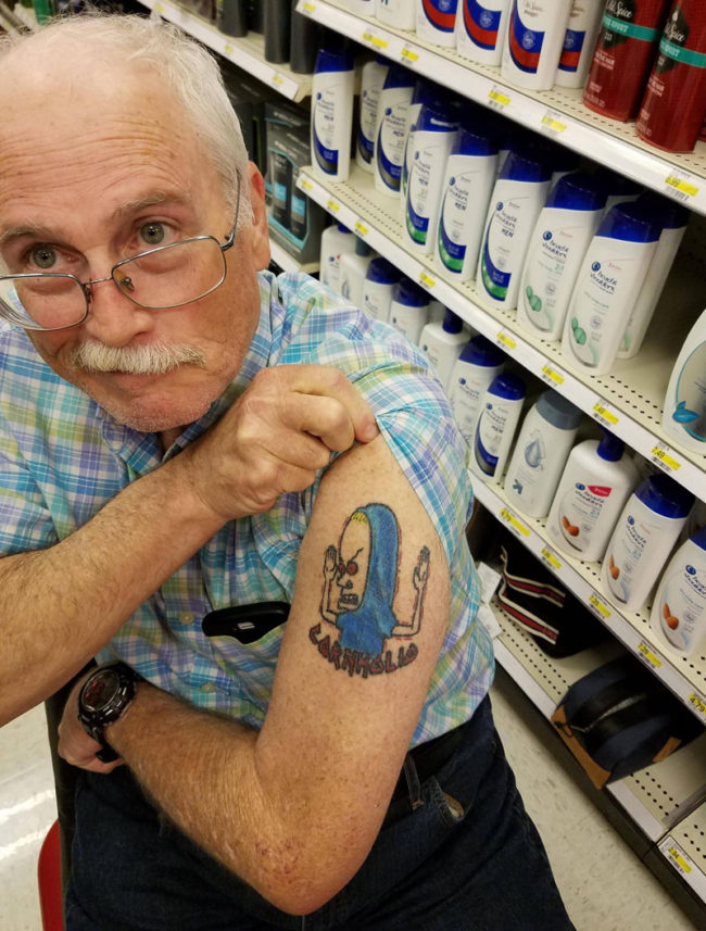 Met this guy at Target today, he is 75