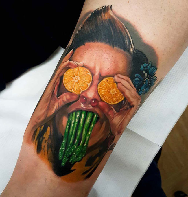 Ace Ventura tattoo