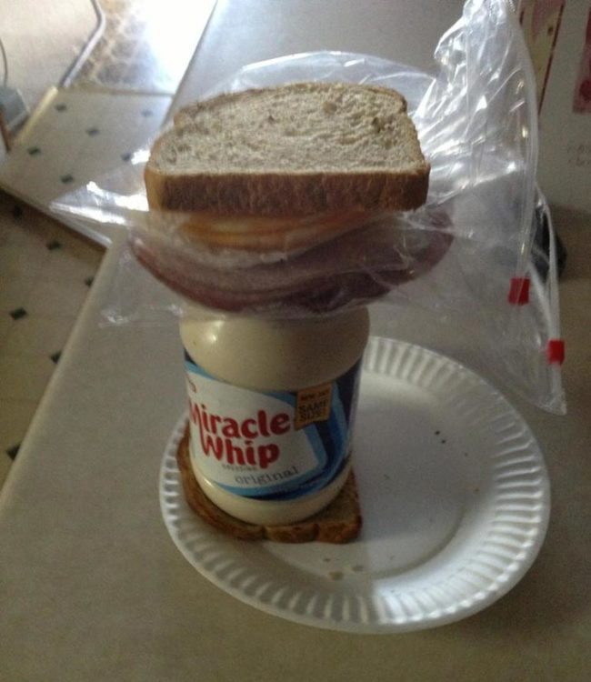 Asked my girlfriend to make a me a sandwich...
