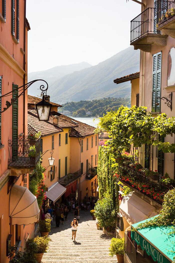 Street in Bellagio, Italy