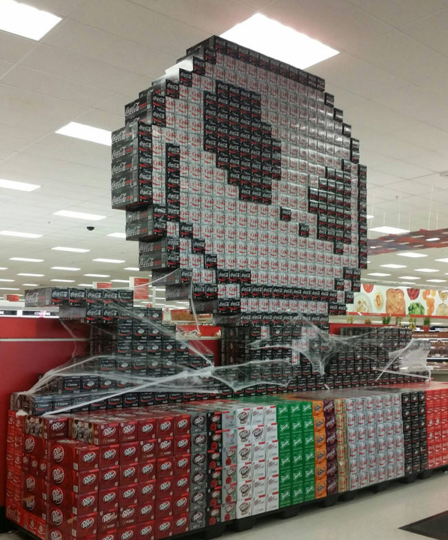 Coke display at local target