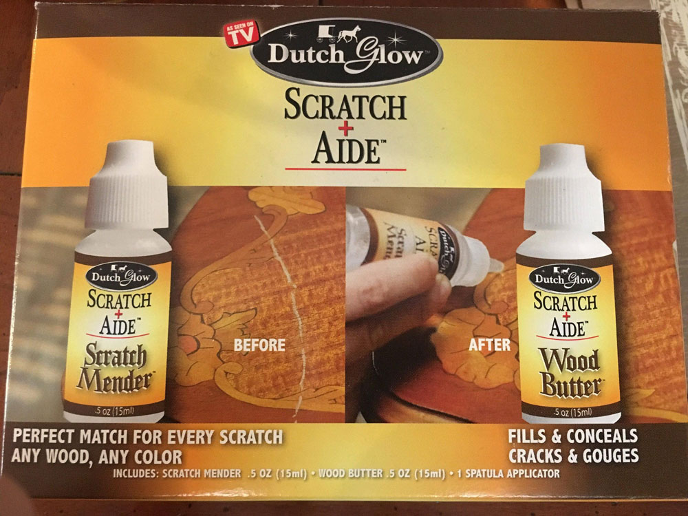 Fix your scratches easily by placing a bottle in front of them!