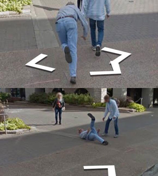 Browsing Google Street View today...