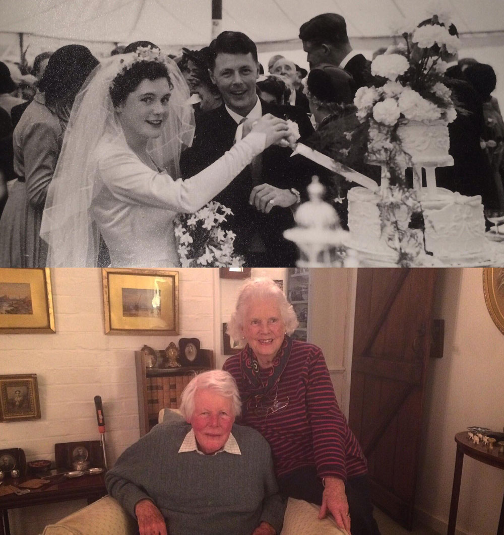 I struggle to maintain a relationship for 66 days, but here are my grandparents 66 years apart to the day. Happy anniversary Granny and Grandpa
