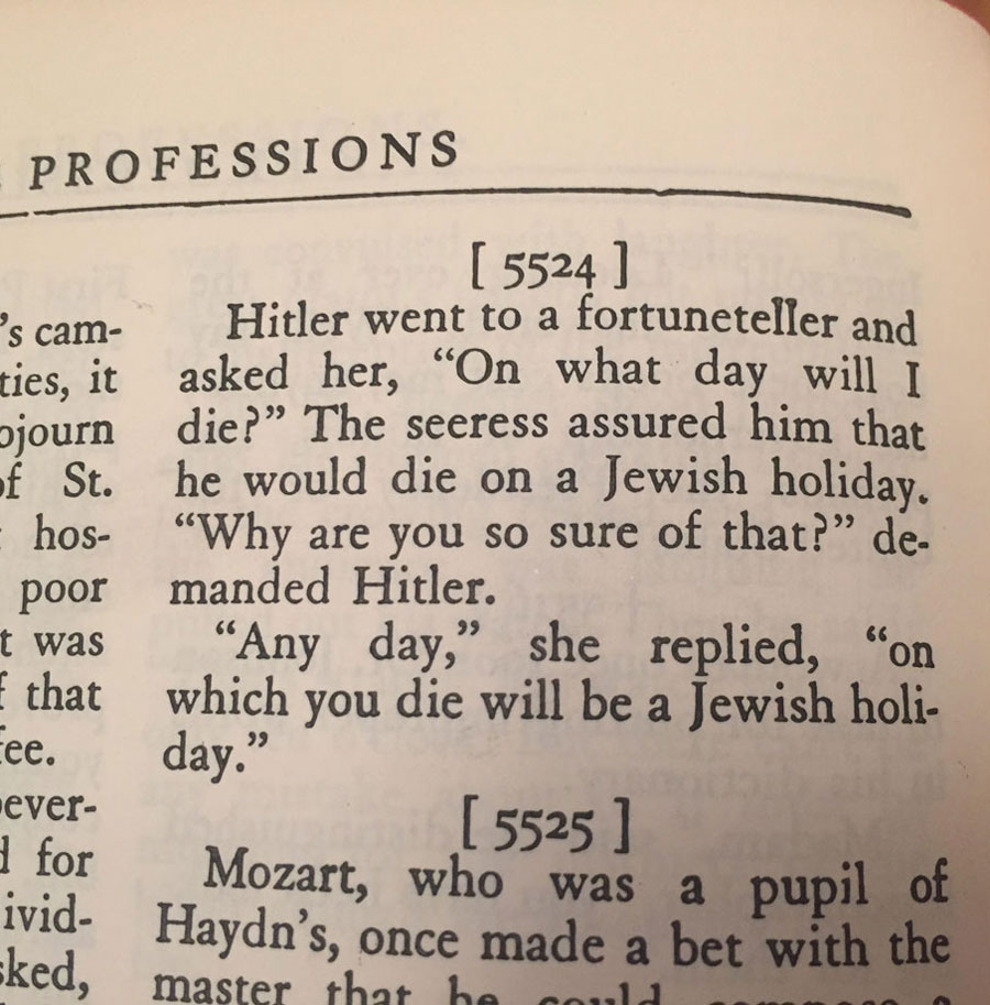I found a joke book from 1940, and this has got to be my favorite one