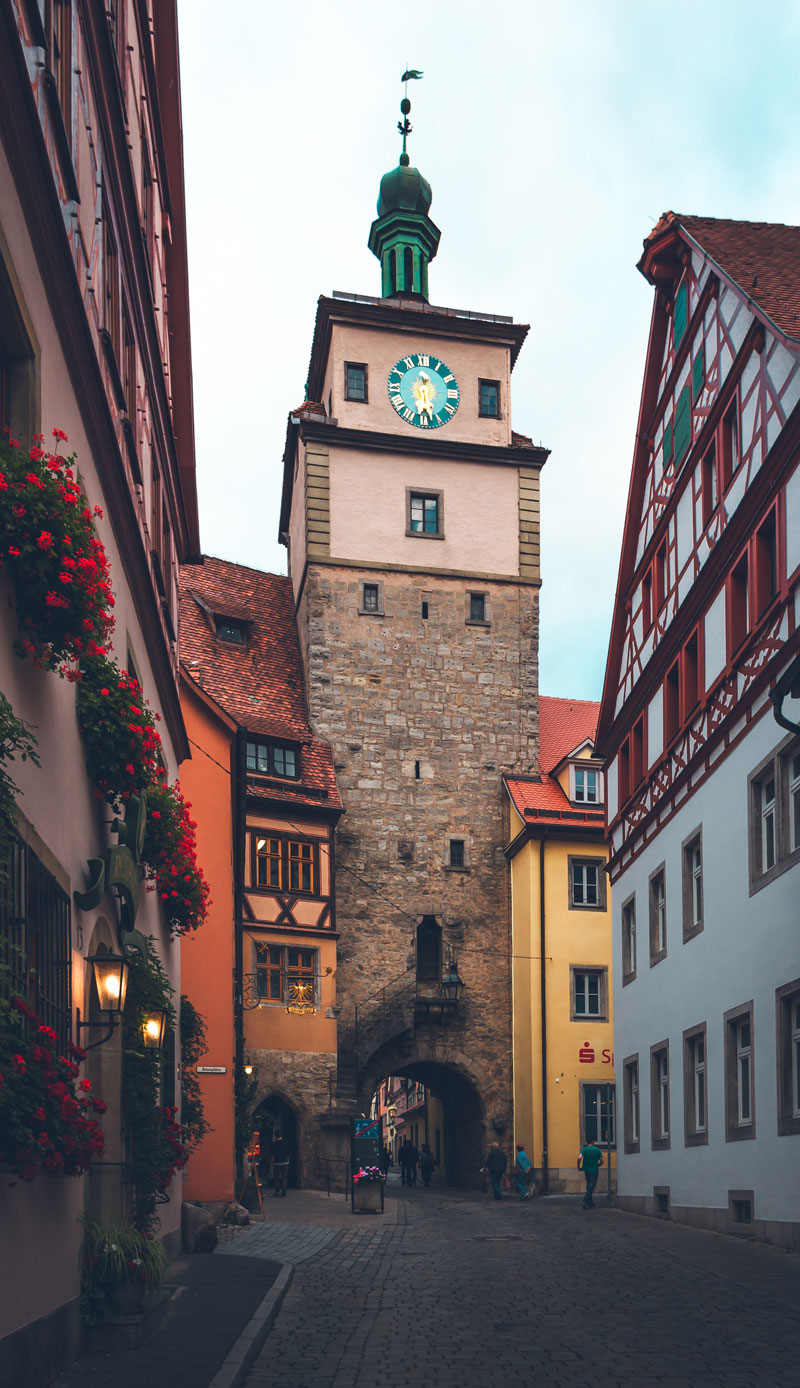 Medieval walled city Rothenburg