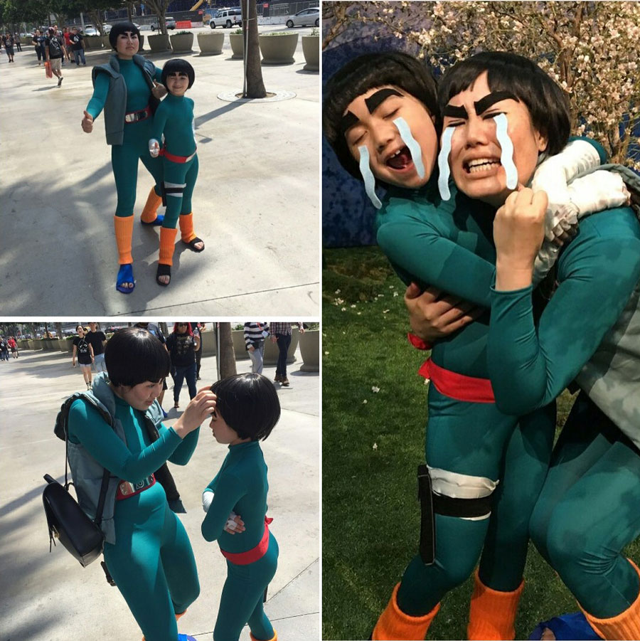 Mother and daughter cosplay