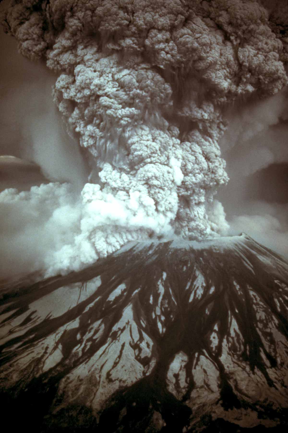 The eruption of Mount Saint Helens in 1980
