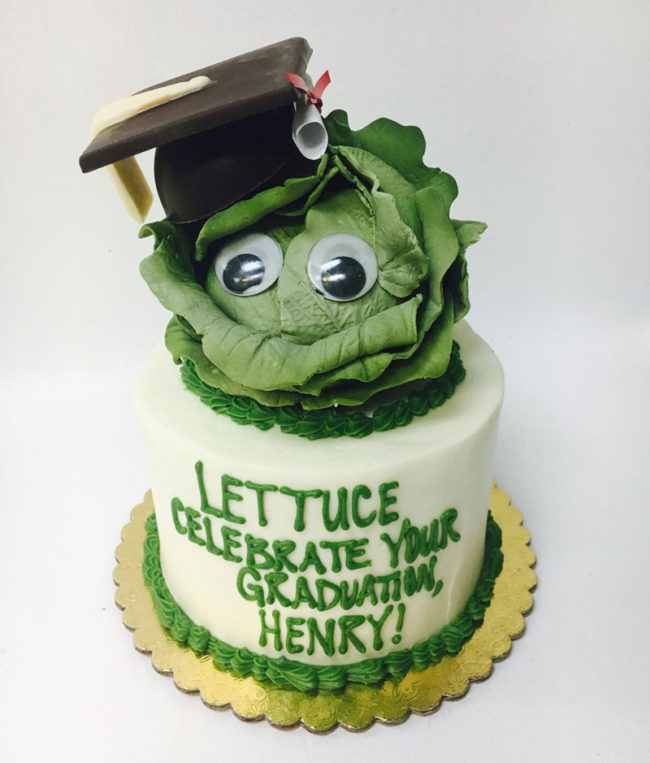 This was made for a coworker graduating with a degree in agriculture. Sculpted out of modeling chocolate