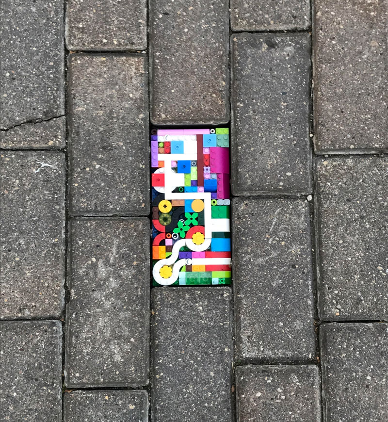 This lego brick in downtown Fargo