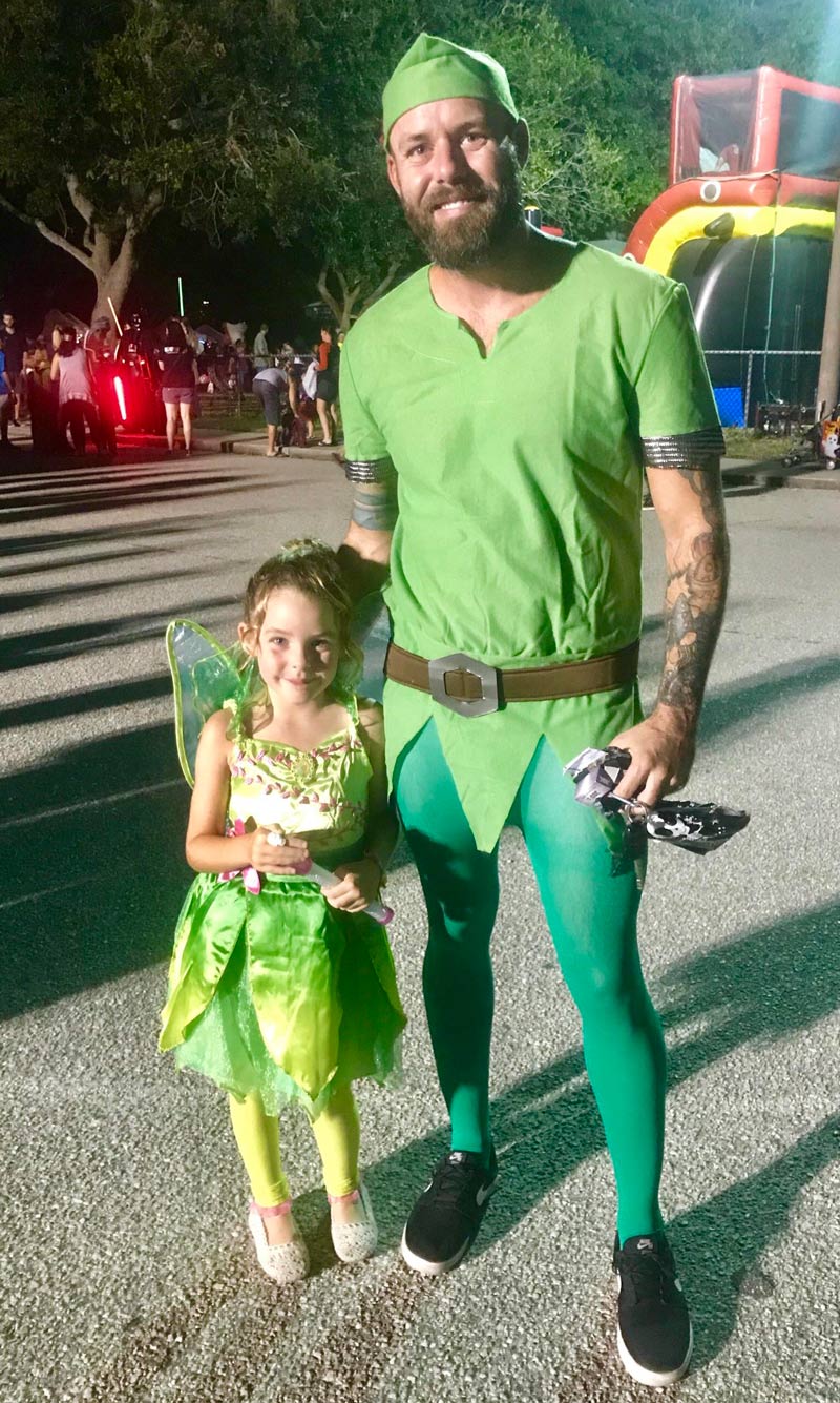 Wanted to share a pic of me and my daughter's Halloween costumes