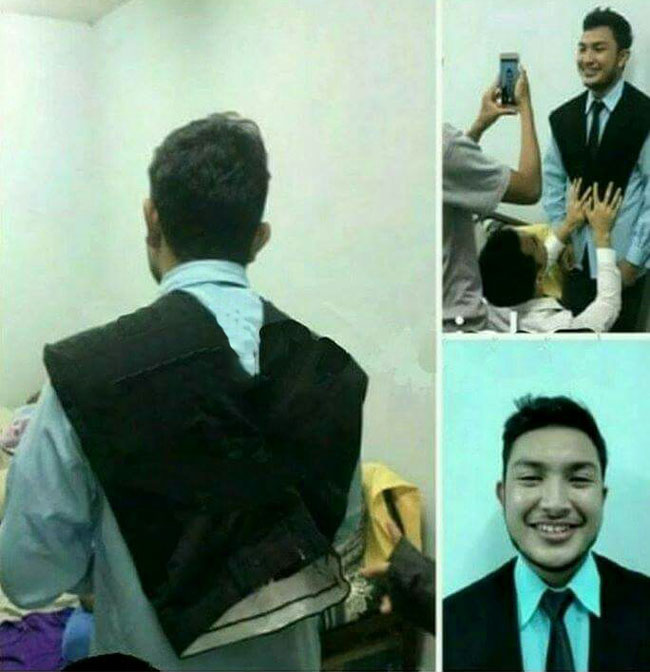 When you don't have a suit but need one