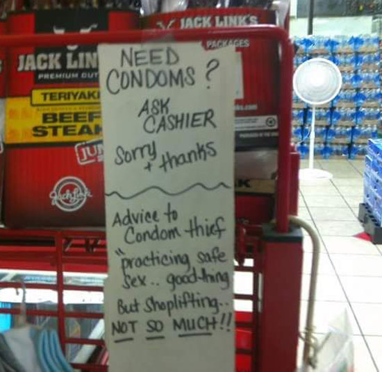 Sign at my local gas station