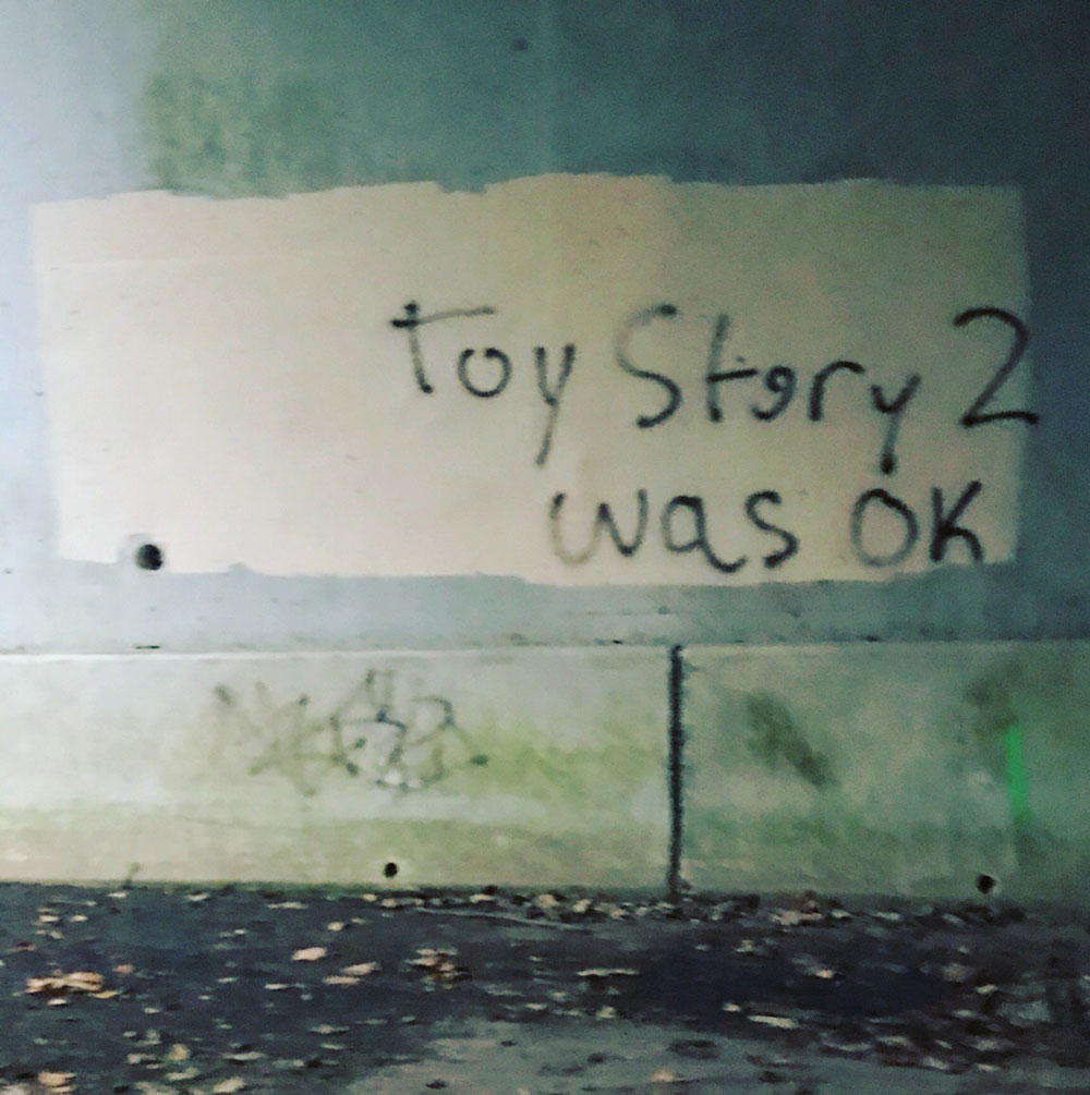 Found this graffiti under a bridge near my house