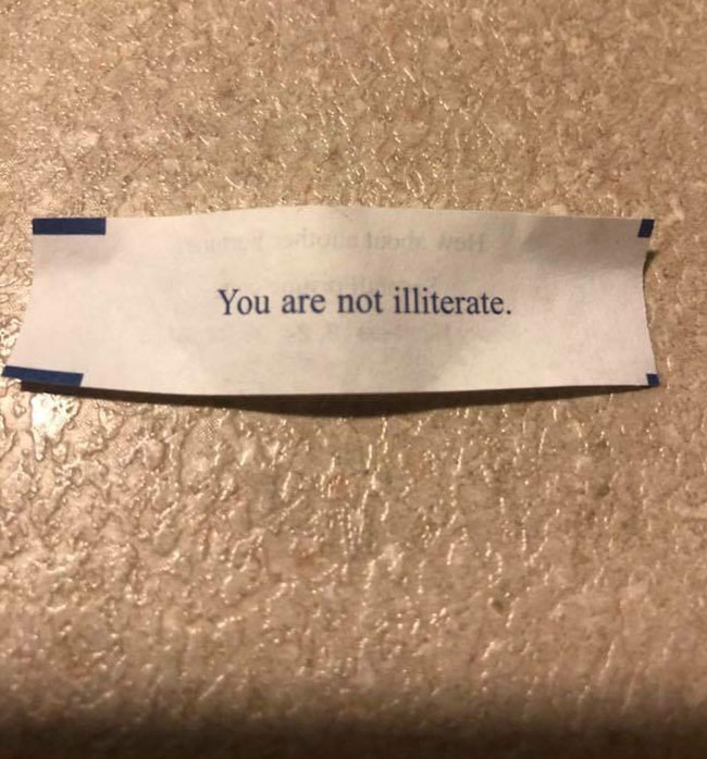 My 3 Year old nephew asked me to read him his fortune...