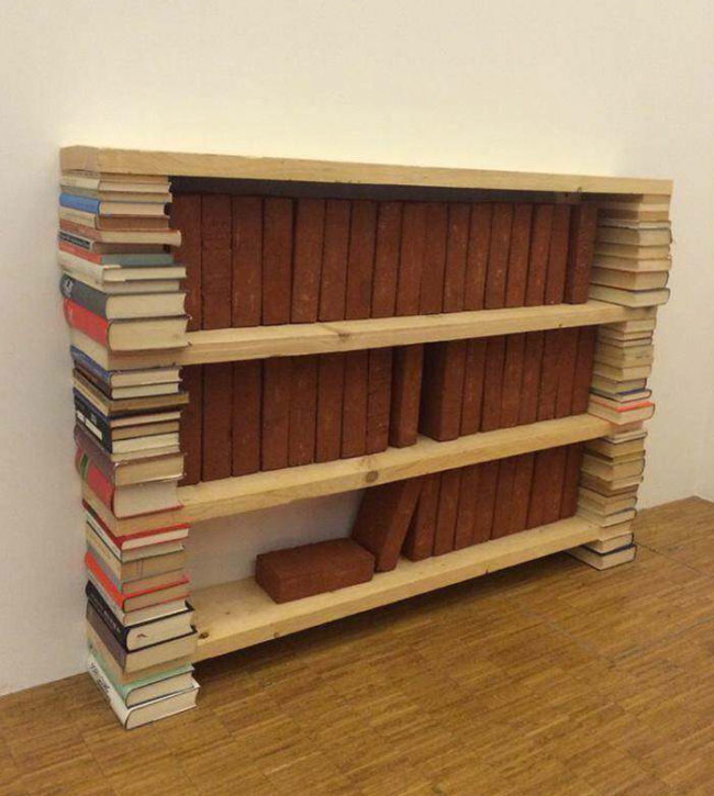“A man’s bookcase will tell you everything you’ll ever need to know about him.”