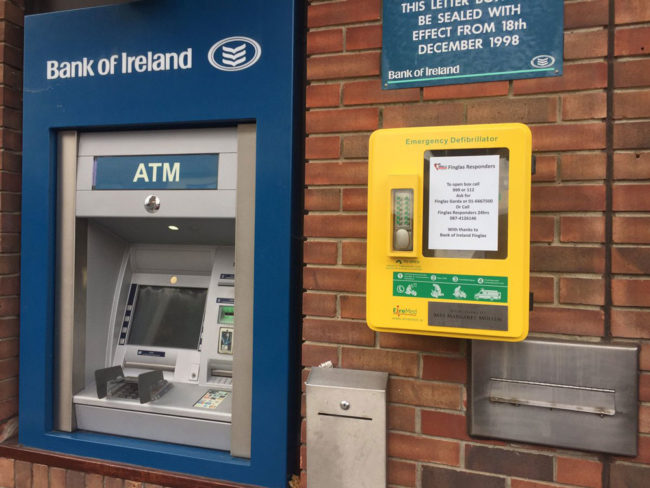 This ATM has a defibrillator next to it for when you see how poor you are!