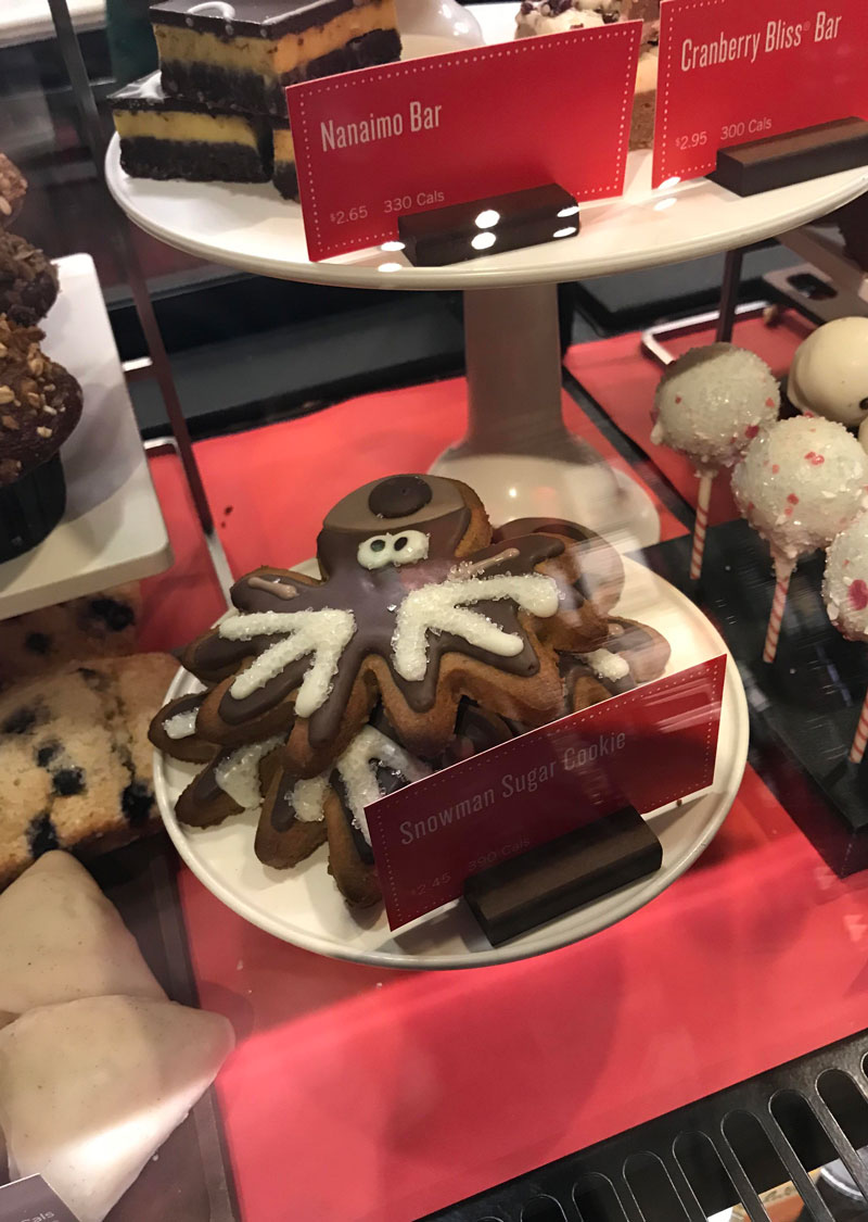 Couldn’t figure out why Starbucks is selling a Christmas octopus