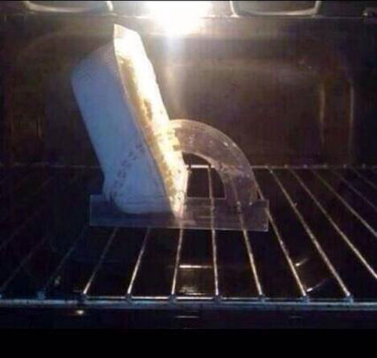 Place in Oven at 120 Degrees