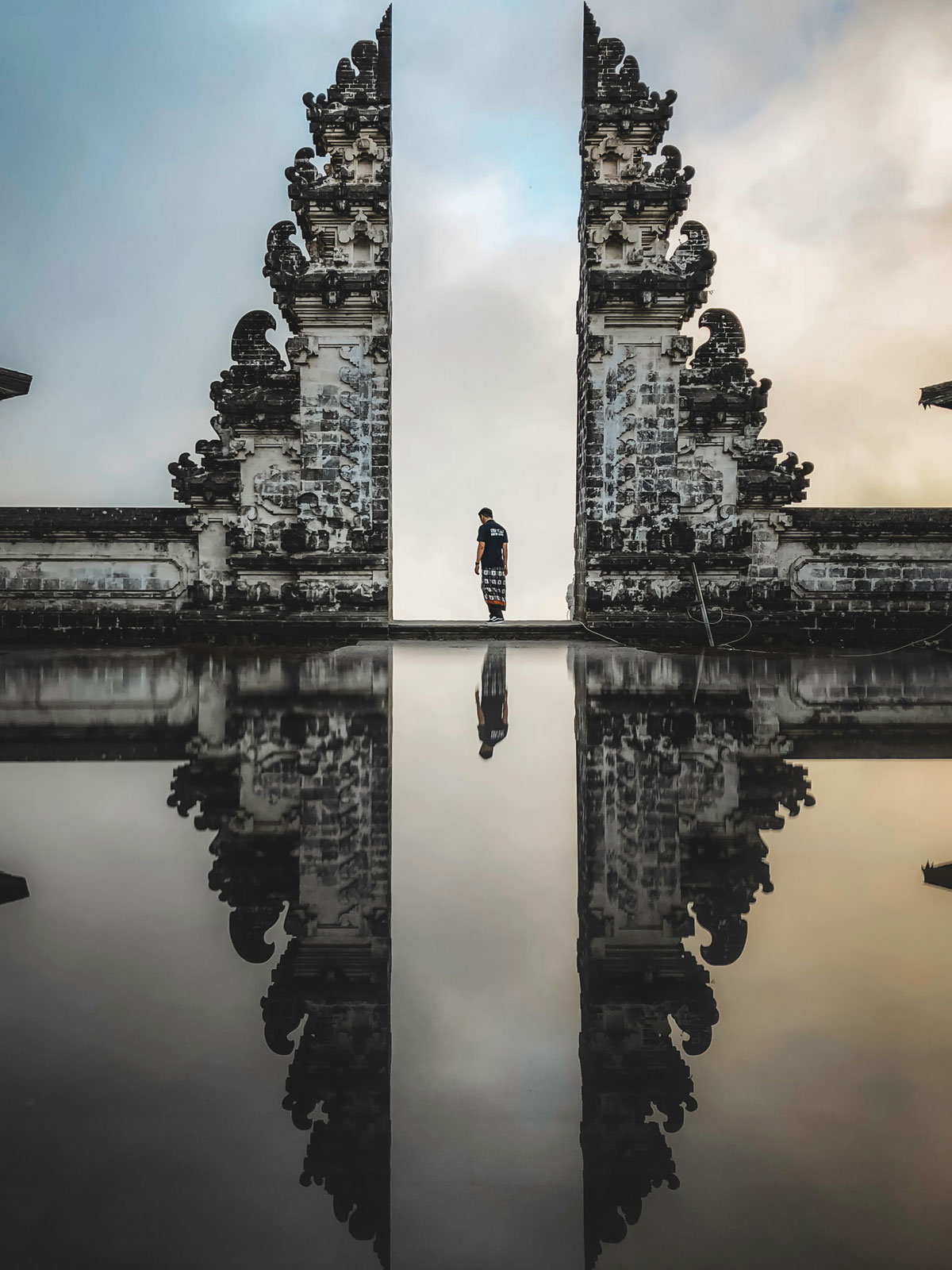 The Pura-Lempuyang temple gate in Bali, Indonesia