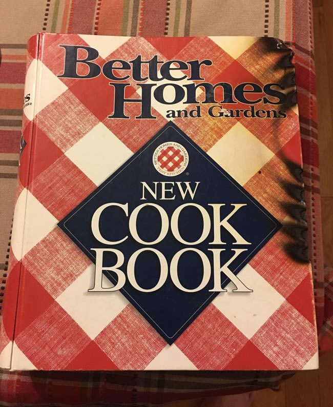 My wife tried cooking Thanksgiving dinner for us and actually burned the cook book