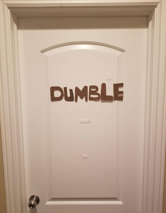 My niece's door..