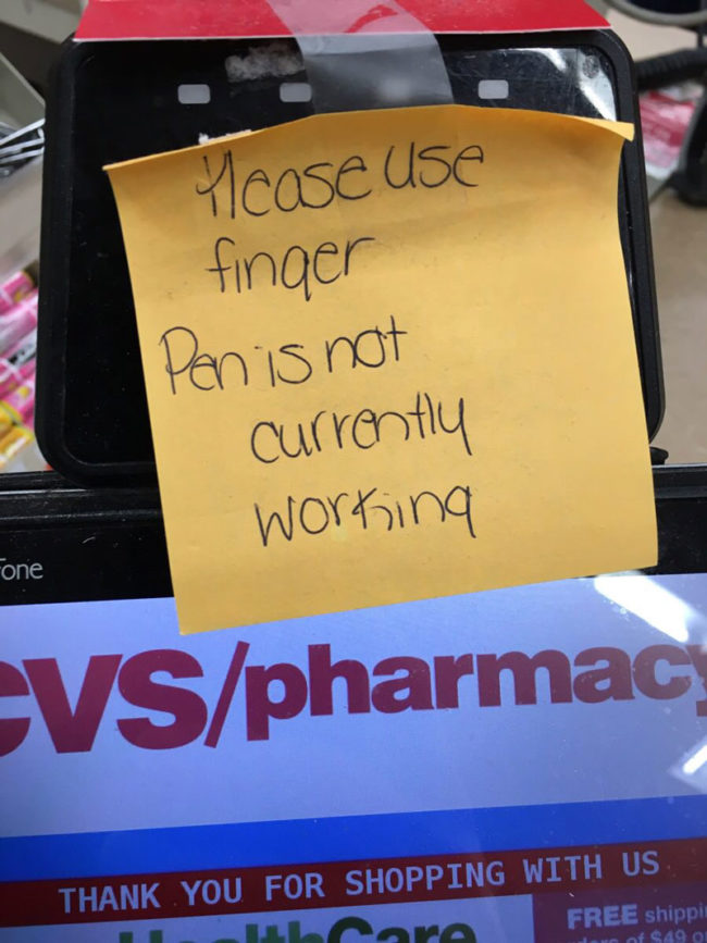Don’t worry CVS, it happens to a lot of guys