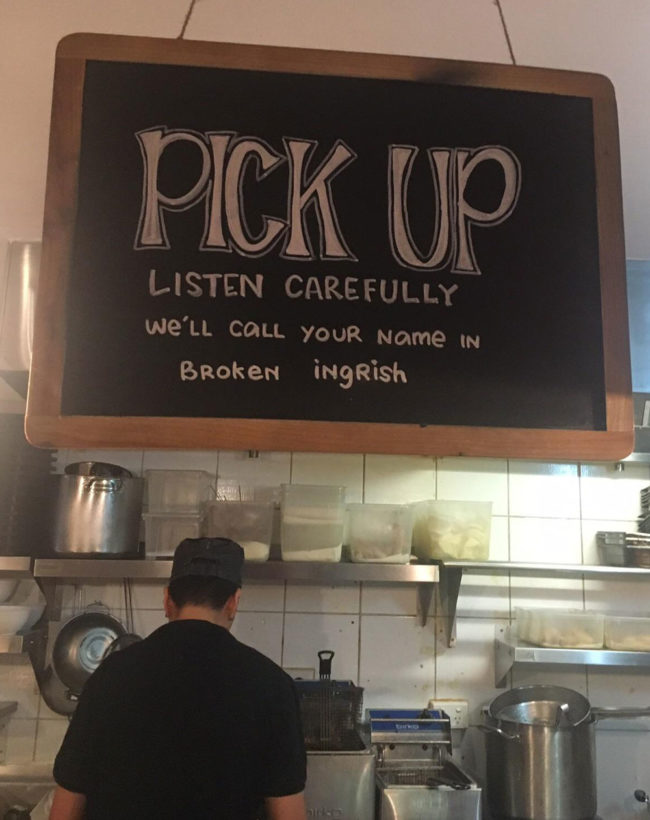 Sign at my local Vietnamese restaurant