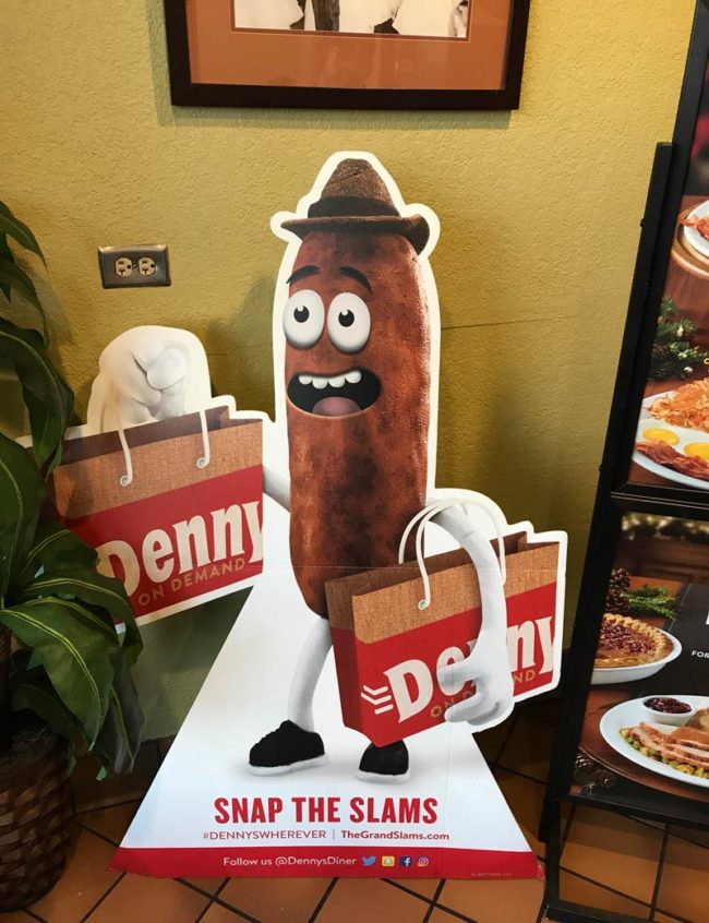 The new Denny's mascot looks like a poop with limbs