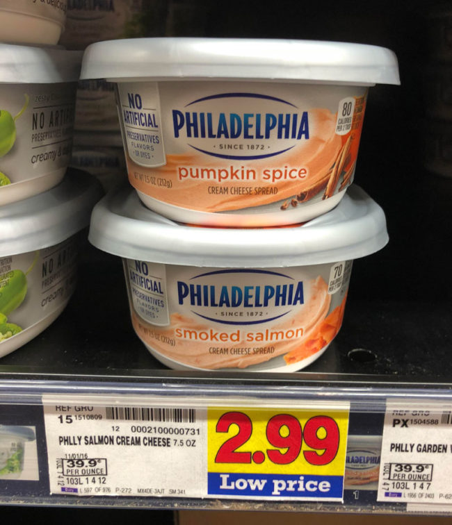Be sure to pay attention when grabbing cream cheese this holiday season