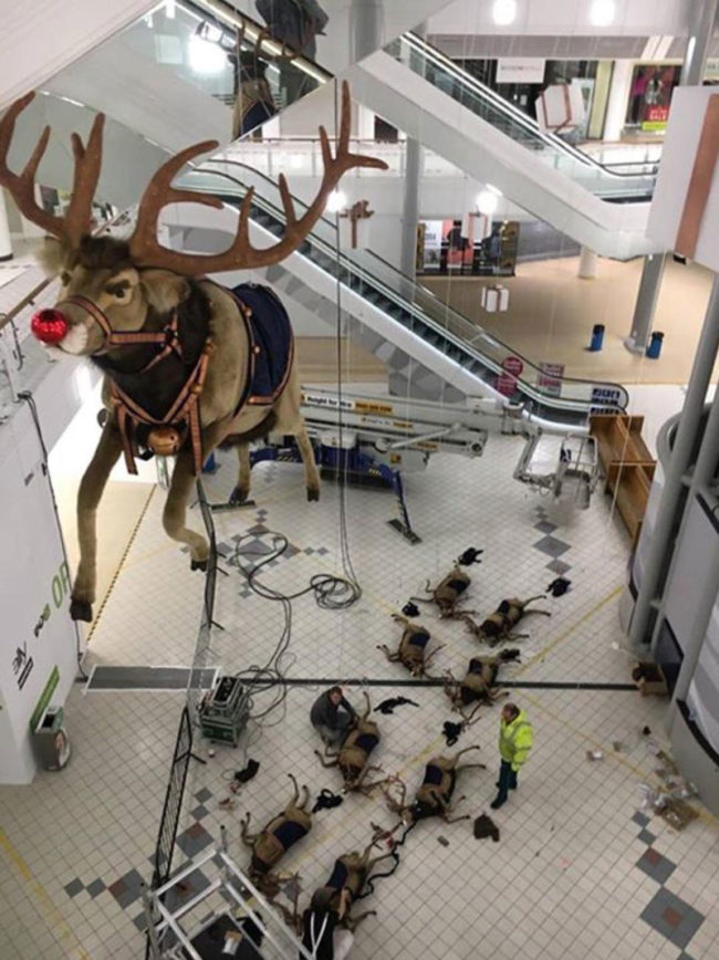 All of the other reindeer used to laugh and call him names: So he murdered them...