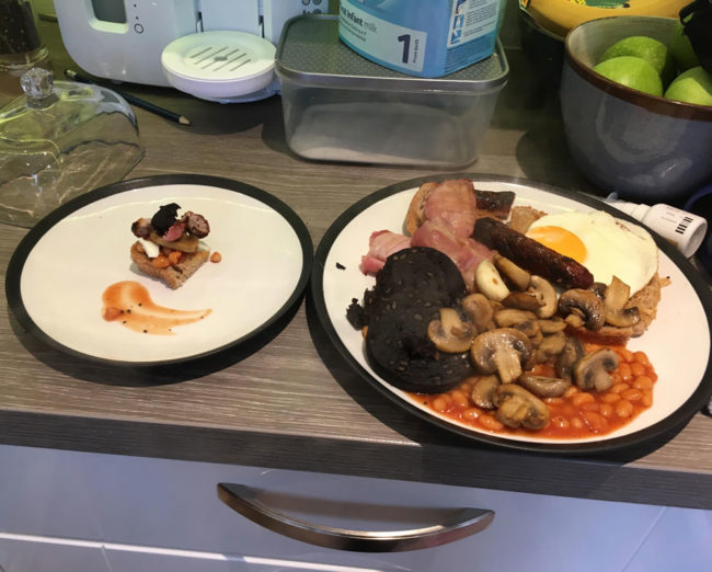 The wife wanted a “small” fry up, I was happy to oblige