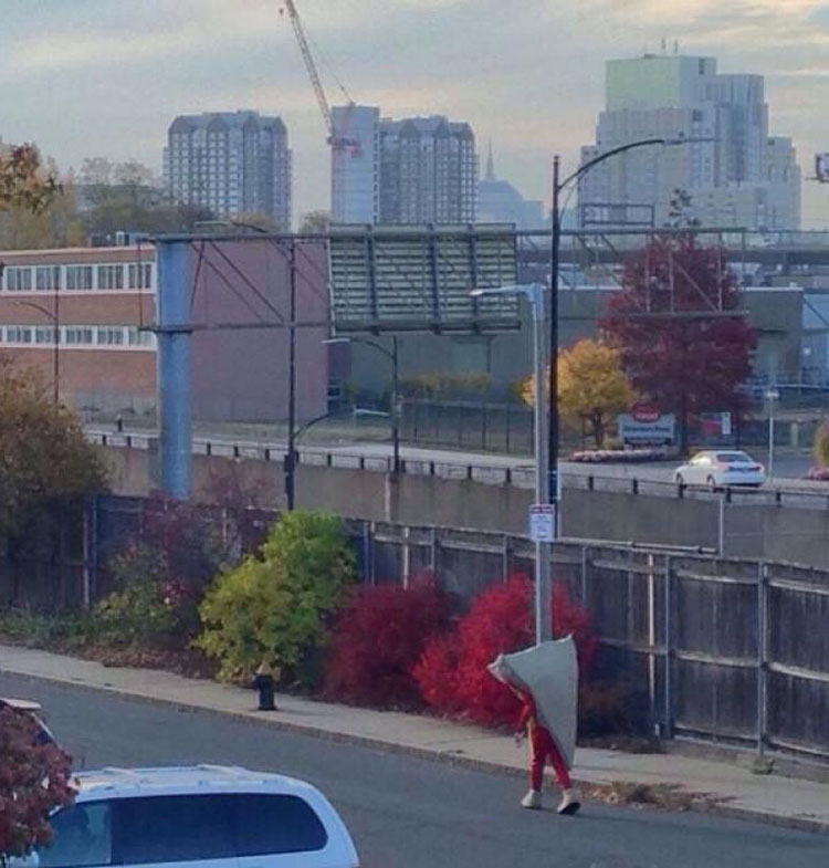 The walk of shame after Halloween is always the worst walk of shame