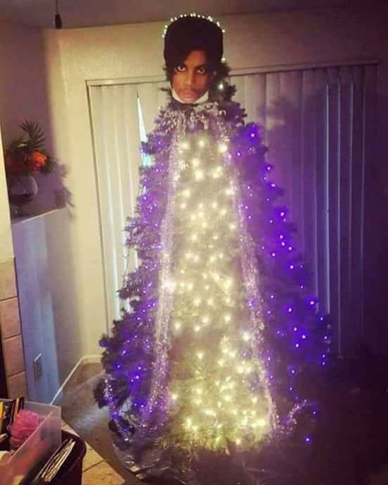 My friends Prince inspired Christmas tree