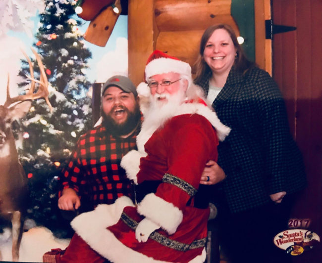Santa complimented me on my beard and suggested I try out his chair. Then this happened