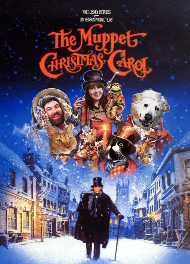 I photoshop Christmas movie posters for our Christmas card and this year my wife said I've outdone myself