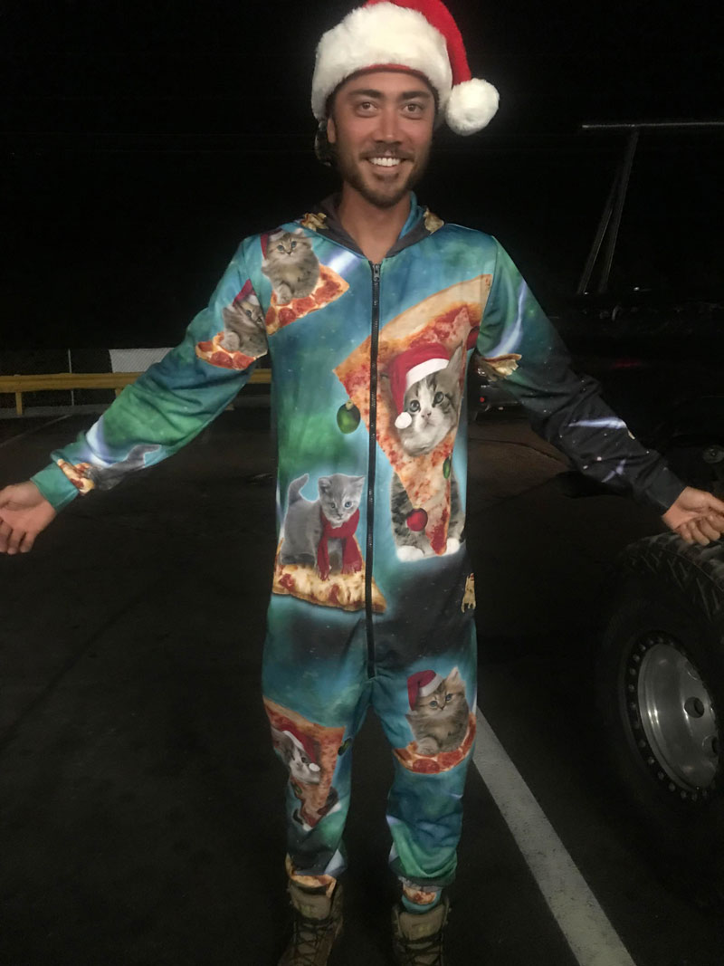 Spotted this guys onesie on our beer run last night