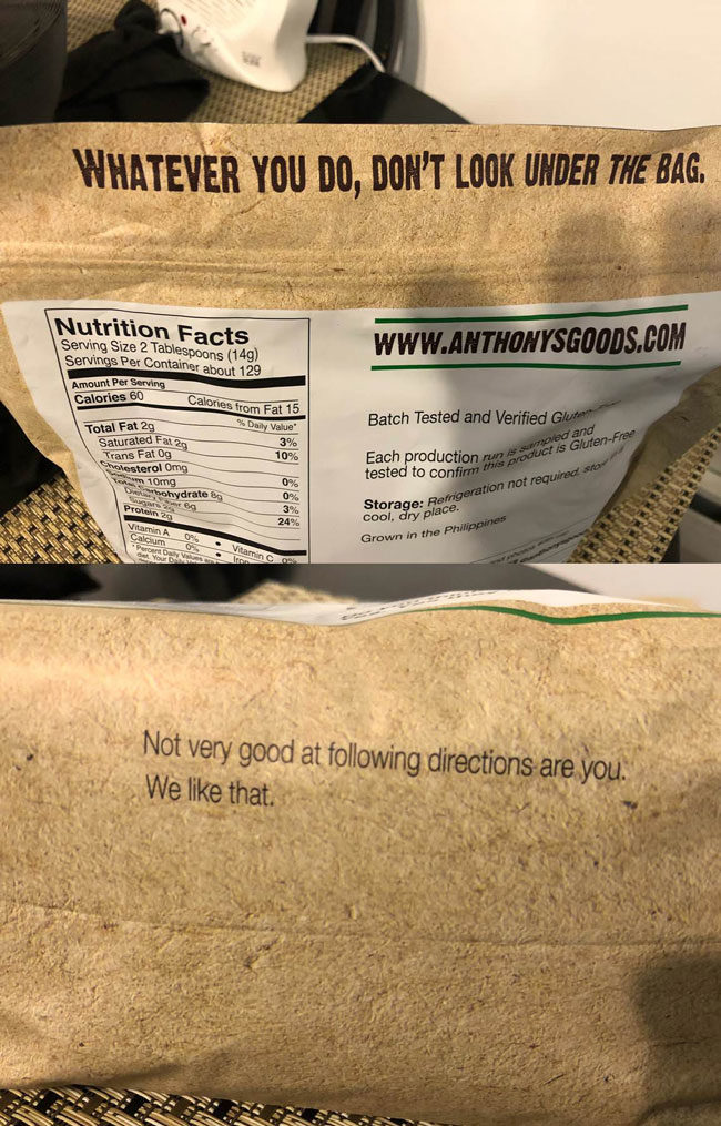 This bag of flour