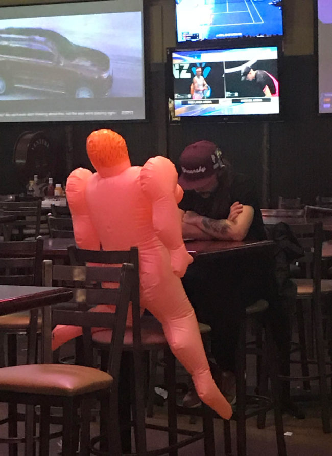 Dude at the bar last night