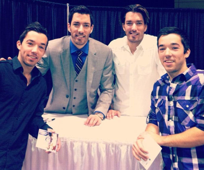 My twin brother and I ran into our celebrity lookalikes the property brothers