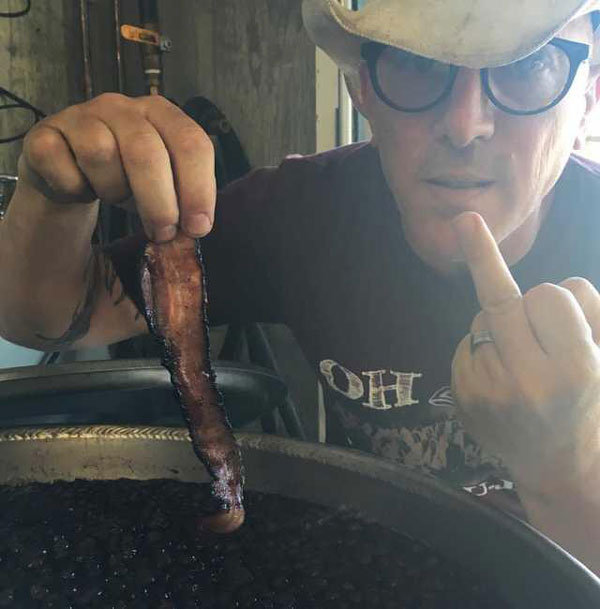 Maynard J. Keenan from Tool was asked if the wine he sold was vegan. He replied with this picture
