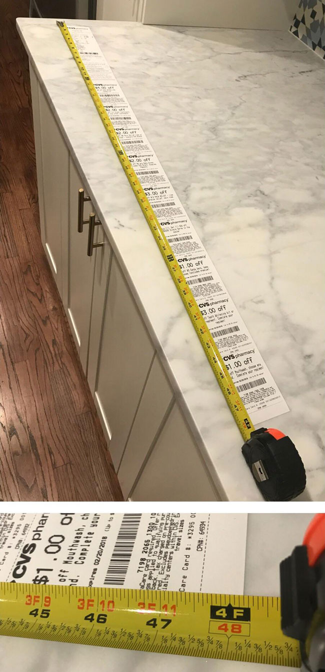 Last night’s CVS receipt for a $4 purchase
