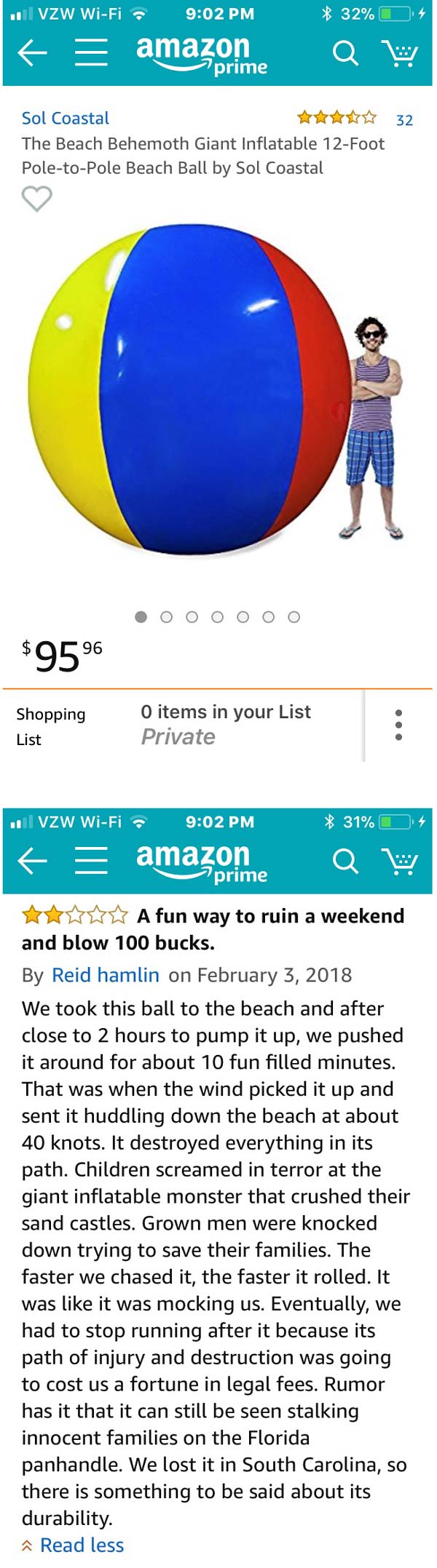 This Amazon review
