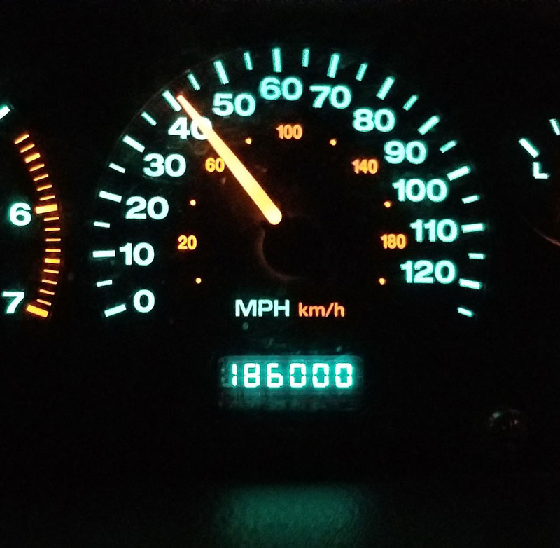 It only took 14 years for my jeep to travel the distance that light travels in one second